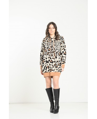 Vestido punto animal print Jaime