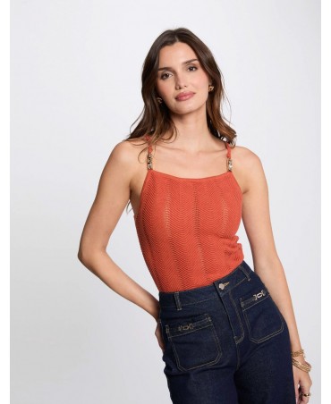 Top naranja