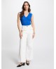 Top azul