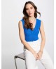 Top azul