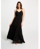 Vestido largo negro