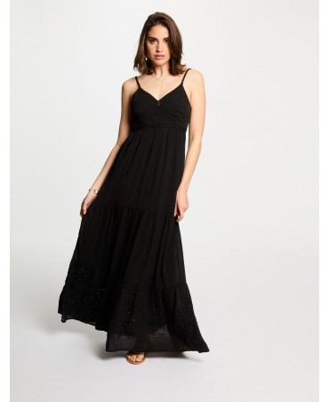 Vestido largo negro