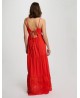 Vestido largo rojo