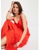 Vestido largo rojo