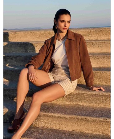 Chaqueta ante marron