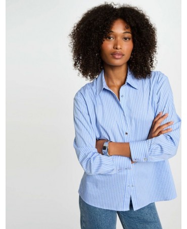 Camisa rayas azul