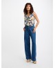 Pantalon tejano ancho