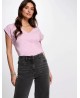 Camiseta rosa