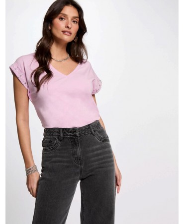 Camiseta rosa