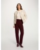 Chaqueta tachuelas marfil
