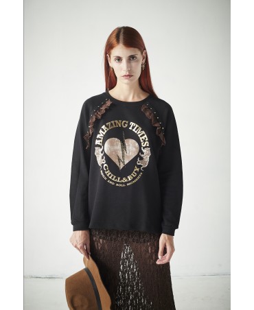 sudadera Tachas