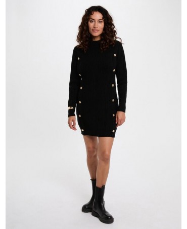 Vestido punto negro