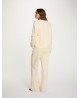 Pantalon ancho crudo pana