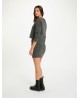 Vestido punto gris