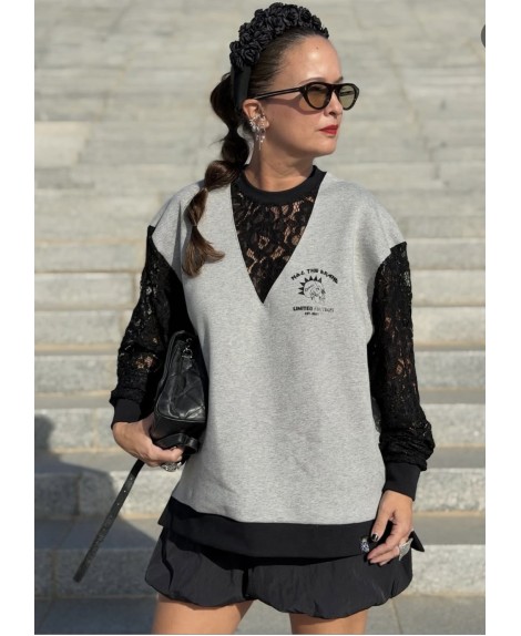 Sudadera Sud lace rebel