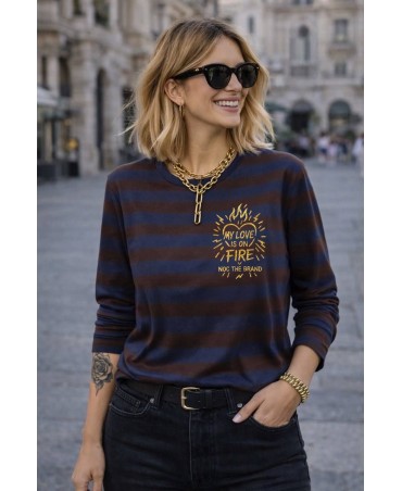 Camiseta My love is ok fire