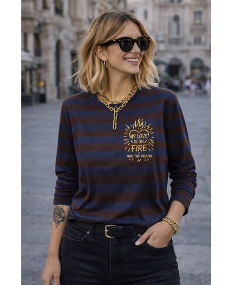 Camiseta My love is ok fire