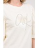 Camiseta blanco roto anekke