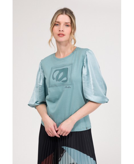 Camiseta azul celeste Anekke