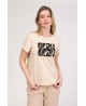 Camiseta beige