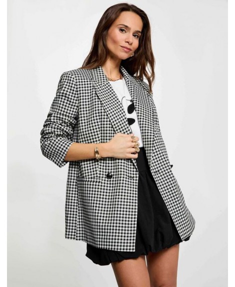 Blazer cuadro vichy