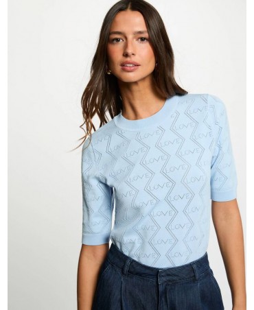 Jersey azul claro love