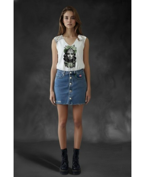 Camiseta la sal blanca