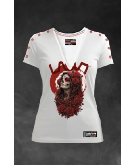 Camiseta Flowers  blanca La sal