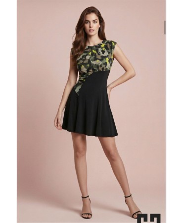 Vestido Camo neon
