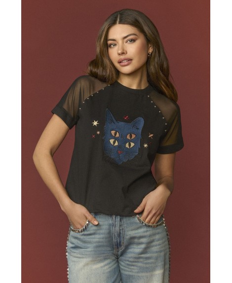 Camiseta gato