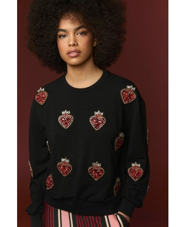 Sudadera corazones