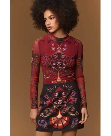 Top estampado