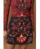 Falda estampada