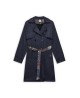 Gabardina ante azul marino