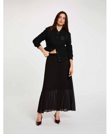 Bomber paño negra