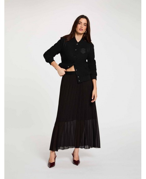 Bomber paño negra