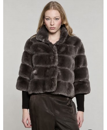 Chaqueta pelo marron Relish
