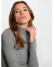 Jersey gris cuello alto